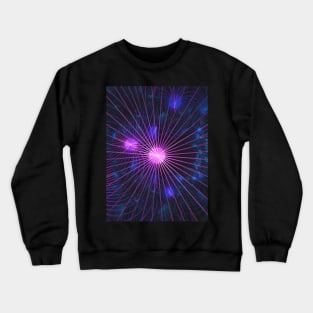 Star String Galaxy, Digital Abstract Artwork Crewneck Sweatshirt